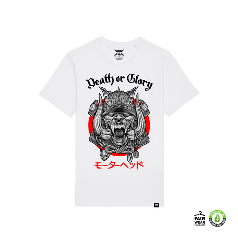 Death or Glory T-Shirt (White / Organic Cotton)