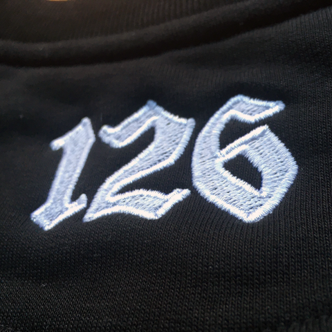 Baseball Logo Crewneck (Black / Fair Wear)